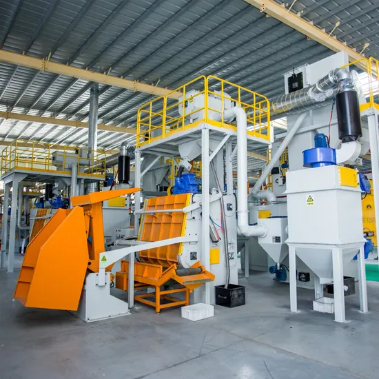 Crawler Type Cleaning Shot Sand Blasting Machine Shot Blasting Machine Automatic Loading